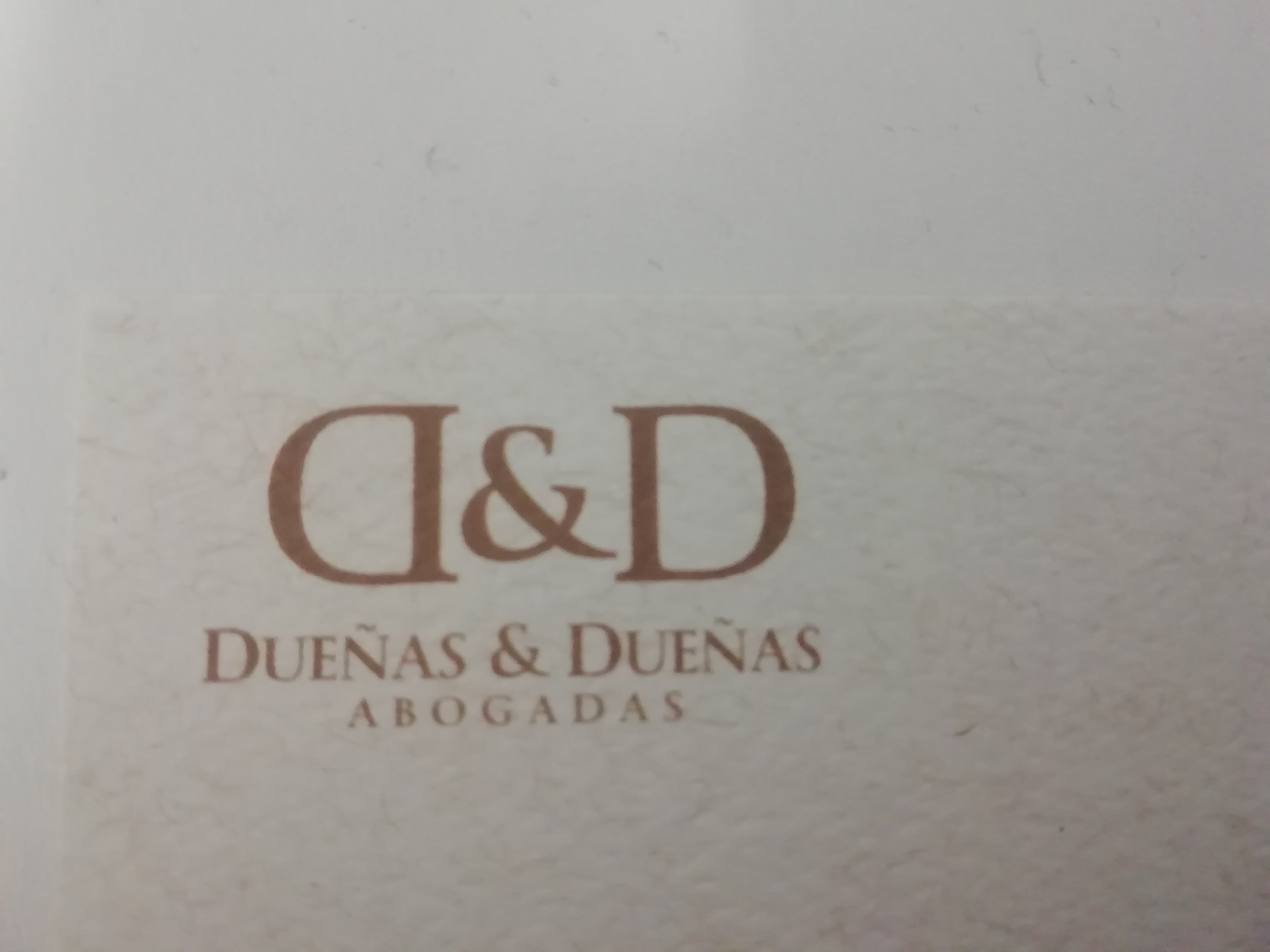 Logo de DUEÑAS &DUEÑAS ABOGADOS                           